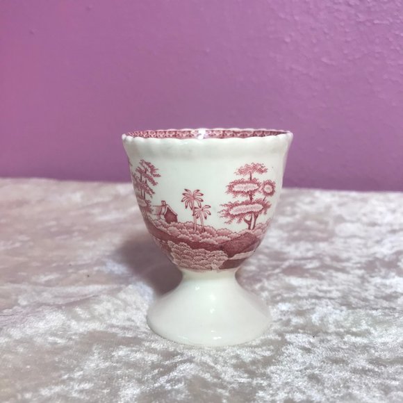 Spode Tower of England Vintage Egg Cup EUC Floral Print Collectible Home Easter - Picture 2 of 7